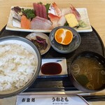 Uo Tomo - お刺身定食　1,375円