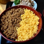 雛どり - そぼろ丼