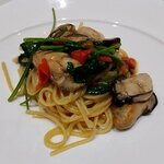 リストランテ ラ ソリア - 広島産牡蠣とルッコラのリングイーネ（2023.11）