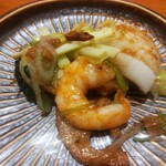 サワダ飯店 - ２種海鮮のXO醬炒め