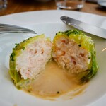BISTRO Lanterne - 魚介のロールキャベツ断面