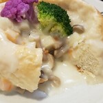 キッチン ブルー グローブ - それ程に溢れ出ませんでした