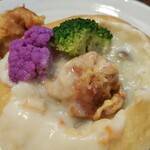 キッチン ブルー グローブ - 残りのハーフはドボン！