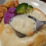 キッチン ブルー グローブ - クラムチャウダー