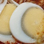 Mouko tanmen nakamoto - 冷やし五目味噌タンメンゆで卵