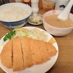 三ちゃん食堂 - かつライス@\500円