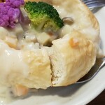 キッチン ブルー グローブ - プレットカップをカット