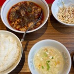 陳麻婆豆腐小吃館 - 正宗陳麻婆豆腐セット1300円