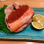 すし光琳 - セイコガニ甲羅詰め