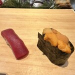 築地玉寿司 築地本店 - 赤身とウニ