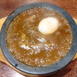 ホットスプーン - 半熟玉子のせ 牛すじ煮込みカレー