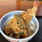 手打ちそば一石 - ミニ天丼