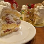 ラ・テイエ - クリスマスケーキ、断面