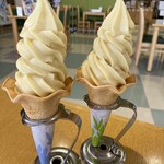 りんごの家 - りんごソフトクリーム