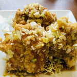 四川担担麺 蒼雲 - 迸るジューシーさ油淋鶏(^^)