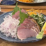 定越食堂 - かつおの藁焼き定食