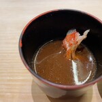 鮨 なんば - キンキのあら汁