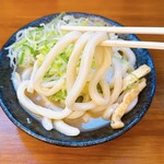 Udon No Sasuke - 半冷やしうどん味噌の麺