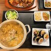 韓サム食堂 - 料理写真:野菜キンパハーフ&韓国ラーメンset