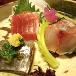おちあいろう - 刺身のアップ