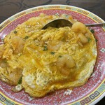 西湖園 - 海老卵とじご飯