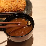 Tonkatsu Kagurazaka Sakura - シジミ汁