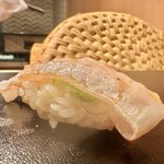 すし 良月 - 2023.11.  鮃の炙りえんがわ