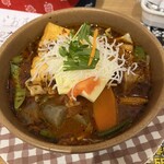 マジックスパイス - スープアップ
      ポークさん
      ソトアヤム、虚空100
      チーズ、はんぺん&こんにゃくんトッピング
      