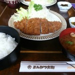 とんかつ大町 - とんかつ大町のロースカツ定食