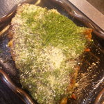 Okonomiyaki monjayaki kitampopo - 青海苔を塗したデラックス天