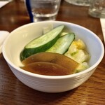 川庄 - 「鰻重」の香物…