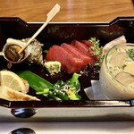 川庄 - 前菜の全体…