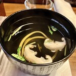 川庄 - 「鰻重」のお椀…