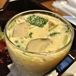 川庄 - 前菜の「茶碗蒸し」のアップ…