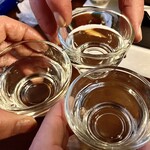 川庄 - 冷酒でカンパーイ♪