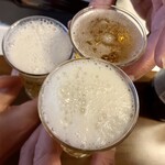 川庄 - 瓶ビールでカンパーイ♪
