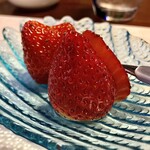 川庄 - デザートのイチゴ