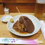 静岡おでん 酔ごころ - おでん・沢庵漬け・ビール