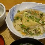 中央食堂・さんぼう - 盛り豆腐精進あんかけ