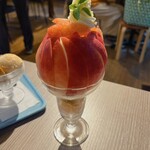 桃の農家カフェ ラペスカ - ピーチジェル