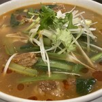 許厨房 - 牛バラが柔らかい刀削麺。
