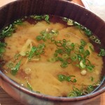 長野県 長寿食堂 - 味噌汁