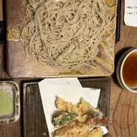 九つ井 玉川店 - 天ざる蕎麦