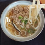 純手打うどん よしや - 麺のリフトアップ