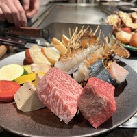 鉄板焼き 太縁 - 