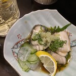 Tachinomi Tooru - 生牡蠣（仙鳳趾産）ポン酢