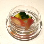 カツレツMATUMURA - 彩り野菜の香の物