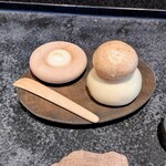 Florilege - お隣の方が重ねて撮影されていたのを真似っ子。鏡餅みたい可愛いですよね(^^)