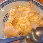 Chuugoku Ramen Youshuu Shounin - ふわふわ海老卵炒め。