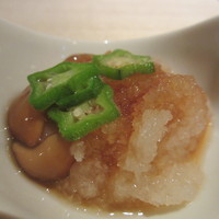 広尾はしづめ - お通し　きのこおろし
